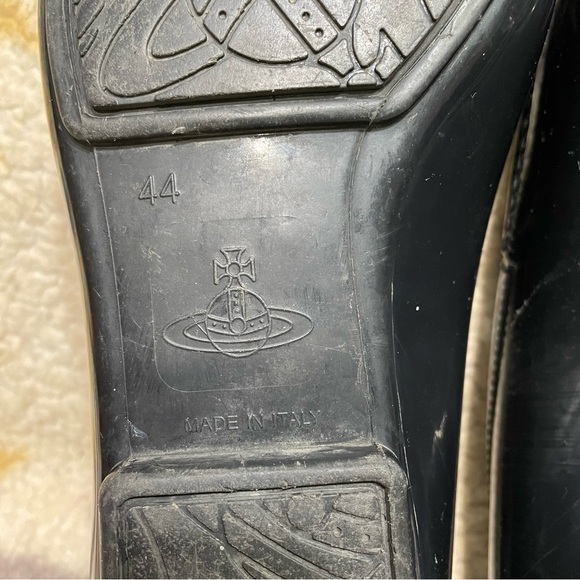 Vivienne Westwood Men’s Slip-On Loafers Rubber Tassel Size 44 Black - Picture 11 of 11